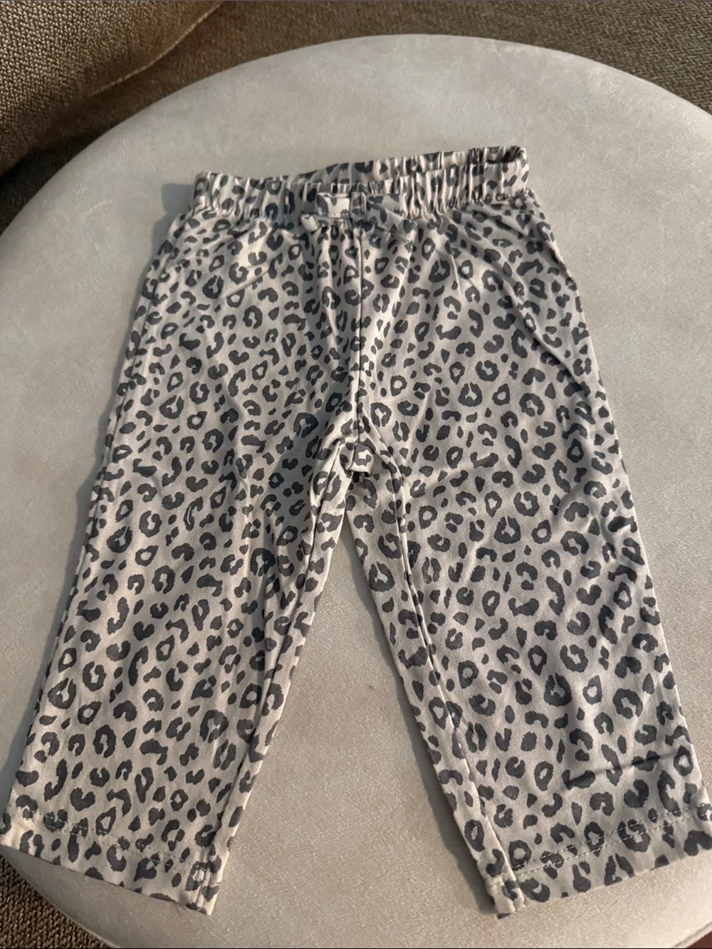 Carter's Cream Long-Sleeve Bodysuit with Leopard Accent
